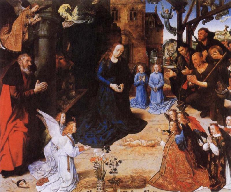 Hugo van der Goes Adoration of the Shepherds Spain oil painting art